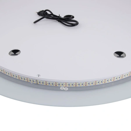 Дзеркало Qtap Taurus R800 з LED-підсвічуванням Touch, з антизапотіванням, з димером, рег. темп. кольору (3000-6500K)