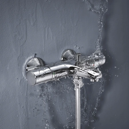 Фото Комплект змішувачів для ванної кімнати з термостатом Grohe QuickFix