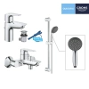 Фото Набір змішувачів 3 в 1 для ванної кімнати Grohe QuickFix StartEdge S-Size