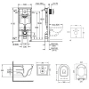 Набір унітаз з сидінням Qtap Swan + інсталяція Grohe Rapid SL