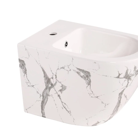 Біде підвісне Qtap Robin 515x370x350 мм, Marble