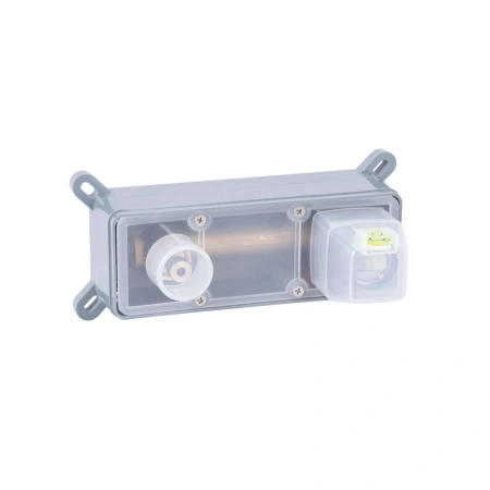 Фото Змішувач для раковини прихованого монтажу (колір графіт) Qtap Gemini