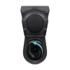 Унітаз підлоговий Qtap Robin Ultra Quiet безобідковий з сидінням Soft-close MATT BLACK
