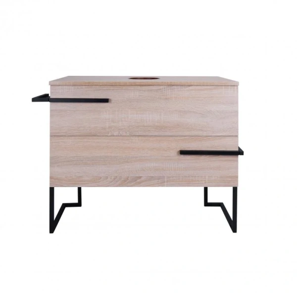 Тумба для пола Qtap Taurus 800х616х437 Whitish oak зі стільницею