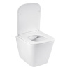 Унітаз підвісний безобідковий Kroner Eifel WHI493436 RIMLESS з сидінням Slim Duroplast / Soft-close 