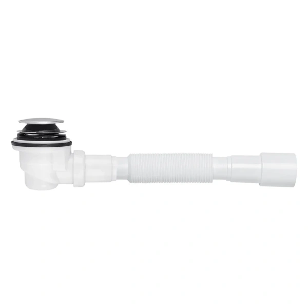 Сифон для душового піддона Kroner KRP - ST08 1 1/2"x60, D-64 з системою Сlick-Сlac, з гнучкою трубко