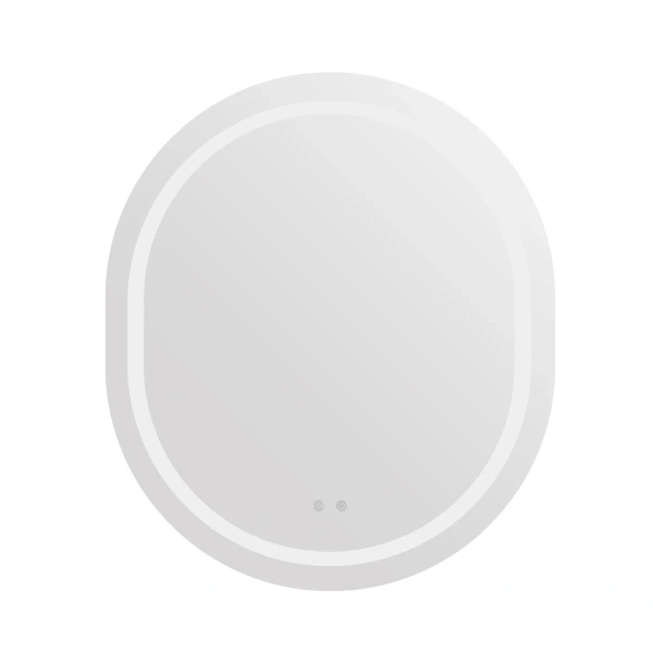 Дзеркало Qtap Gemini 800х700 з LED-підсвічуванням Touch, з антизапотіванням, з димером, рег. темп. кольору (3000-6500K)