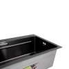 Фото Мийка для кухні Lidz Handmade H6845B 680x450 мм чорна інтегрована Brushed Black PVD
