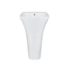 Раковина моноблок Qtap Crow 450x435x835 White з донним клапаном