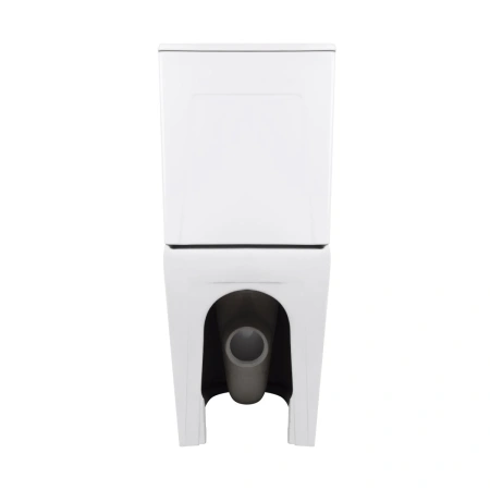 Унітаз підлоговий Qtap Virgo Ultra Quiet безобідковий з сидінням Soft-close WHITE
