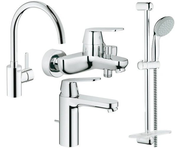 Набір змішувачів 4 в 1 GROHE EUROSMART COSMOPOLITAN