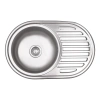 Кухонна мийка Lidz 7750 Micro Decor 0,8 мм