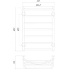 Фото Рушникосушка електрична Lidz Hotel P7 500x800 RE