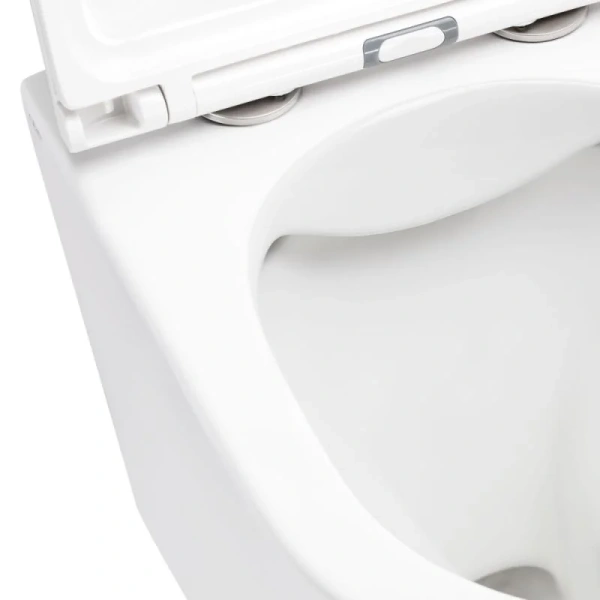 Унітаз підвісний Qtap Scorpio безободковий з сидінням Slim Soft-close
