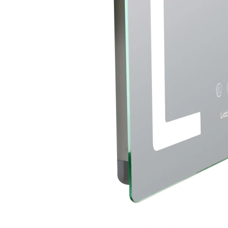 Дзеркало Lidz Kubis (KU2) 600х800 з LED-підсвічуванням Touch, з антизапотіванням, з регулюванням яскравості