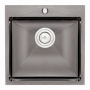Кухонна мийка (чорна) Qtap D5050BL 2.7/1.0 мм