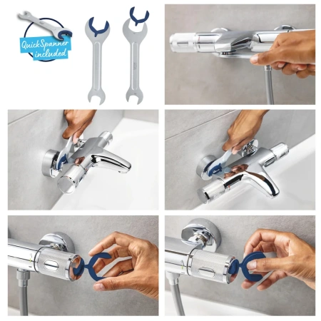 Фото Душова система термостатична Grohe QuickFix Vitalio Comfort System 250 26677001