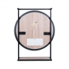 Дзеркало Qtap Taurus 600х850х140 Black/Whitish oak з LED-підсвічуванням
