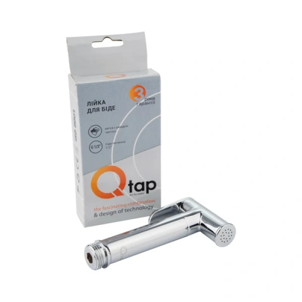 Фото Лійка ручна для біде Qtap