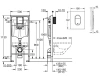 Інсталяція для унітазу 4 до 1 GROHE RAPID SL