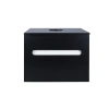 Тумба підвісна Qtap Virgo 600х476х469 Black/White зі стільницею