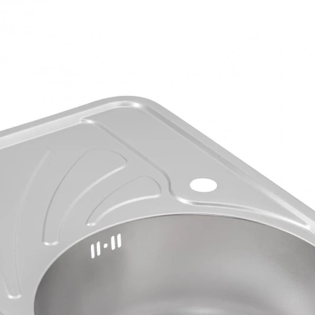 Фото Кухонна мийка Qtap 6744R Micro Decor 0,8 мм