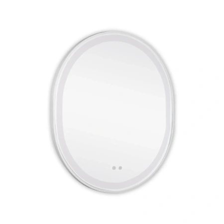Дзеркало Qtap Gemini 800х700 з LED-підсвічуванням Touch, з антизапотіванням, з димером, рег. темп. кольору (3000-6500K)