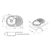 Фото Кухонна мийка Lidz 7750 Micro Decor 0,8 мм