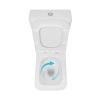 Унітаз підлоговий Qtap Crow Ultra Quiet безобідковий з сідінням Soft-close