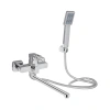 Змішувач для ванни Lidz Wawel 005 з поворотним виливом (з душовим гарнітуром) (k35) Chrome