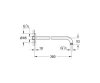 Фото Душовий кронштейн 38 см GROHE RAINSHOWER