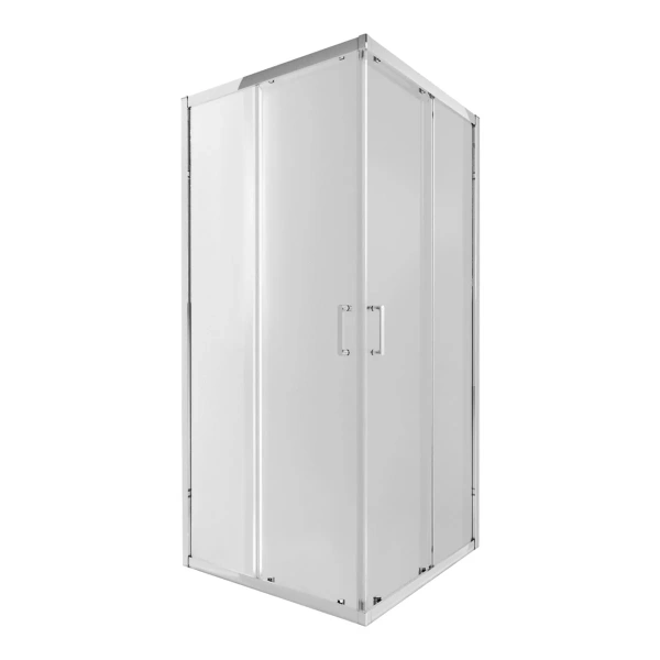 Душова кабіна Qtap Taurus 100x100 см, скло Clear 6 мм, покриття CalcLess без піддона
