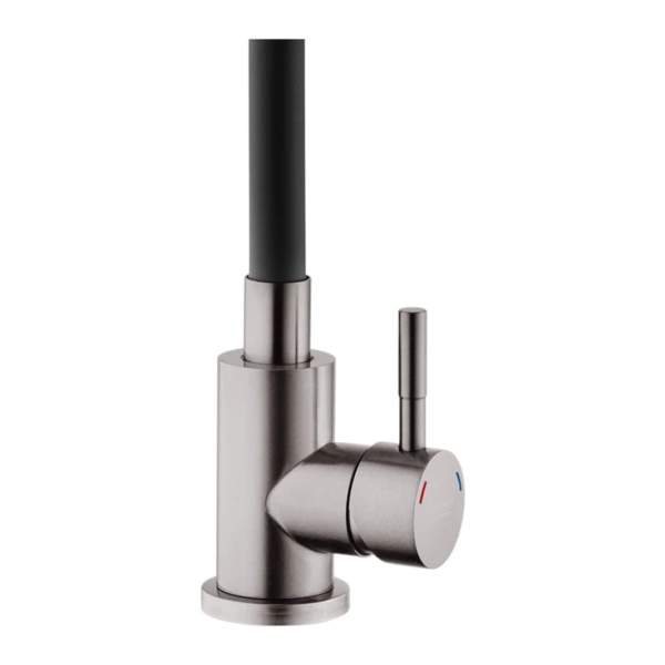 Змішувач для кухні з гнучким виливом Kroner KRP Edelstahl Klassisch - PVD035BLK