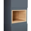 Пенал підвісний Qtap Robin 350х1650х316 Graphite/Whitish