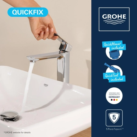 Фото Змішувач для раковини Grohe QuickFix Dice XL-Size