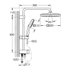 Фото Душова система Grohe QuickFix Vitalio Comfort 250 Cube