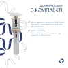 Комплект Albatross: Раковина врізна меблева 620x460x180 мм, White, прямокутна + Донний клапан Pop-up PU02O
