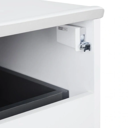 Комплект Qtap Virgo 700х580х437 White/Whitish oak підвісна тумба + раковина врізна