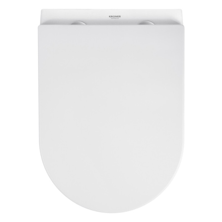 Унітаз підвісний безобідковий Kroner Armada WHI513636 RIMLESS з сидінням Slim Duroplast / Soft-close