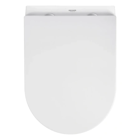 Унітаз підвісний безобідковий Kroner Armada WHI513636 RIMLESS з сидінням Slim Duroplast / Soft-close
