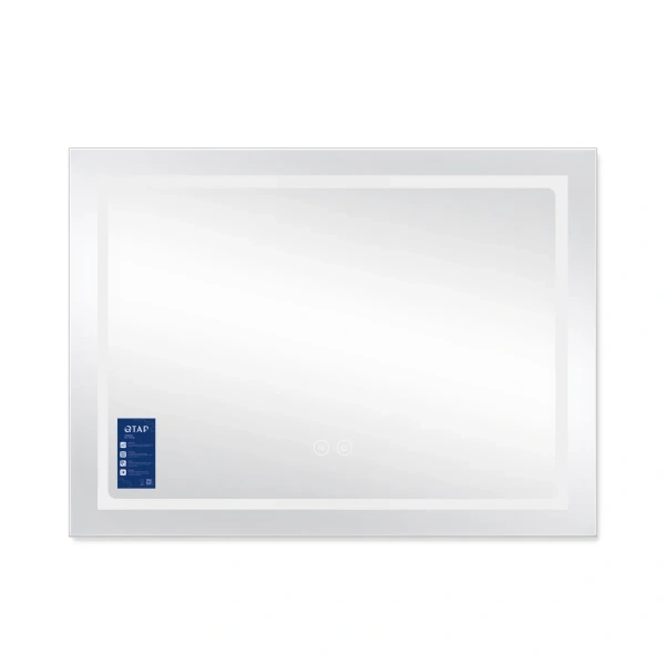 Дзеркало з підсвічуванням та антизапітнінням Qtap Mideya LED 800*600