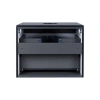Тумба підвісна Qtap Virgo 600х476х469 Black/White зі стільницею