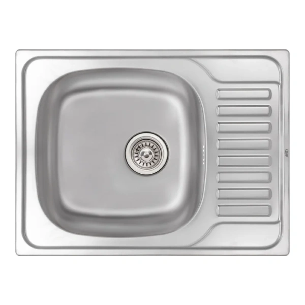 Кухонна мийка Qtap 6550 Micro Decor 0,8 мм