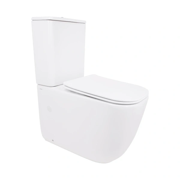 Унітаз підлоговий Qtap Aquarius Ultra Quiet 620×355×790 мм з сидінням Soft-close, White