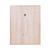 Дзеркальна шафа підвісна Qtap Pisces 600х800х140 Whitish oak з LED-підсвічуванням