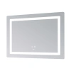 Дзеркало Lidz Kubis (KU2) 1200х800 з LED-підсвічуванням Touch, з антизапотіванням, з регулюванням яскравості