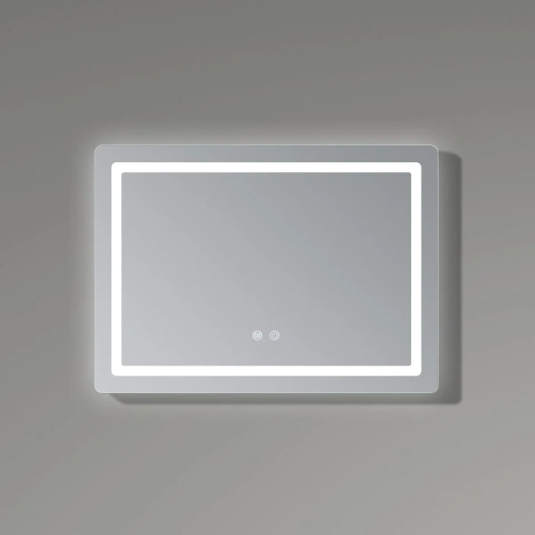 Дзеркало Qtap Mideya (DC-F614) 700х500 з LED-підсвічуванням Touch, з антизапотіванням, димером