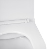 Унітаз підвісний безобідковий Kroner Harz WHI493736 RIMLESS з сидінням Slim Duroplast / Soft-close /