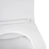 Унітаз підвісний безобідковий Kroner Harz WHI493736 RIMLESS з сидінням Slim Duroplast / Soft-close /