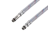 Гнучка підводка для підключення змішувача Kroner KRM 1/2"хМ10 ВЗ 80 см в нейлоновому обплетенні покритому ПВХ (пара)
